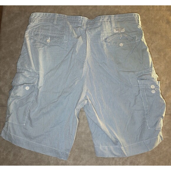 Polo Ralph Lauren Classic Fit Chino Cargo Shorts Blue/Striped 46B - Picture 6 of 7